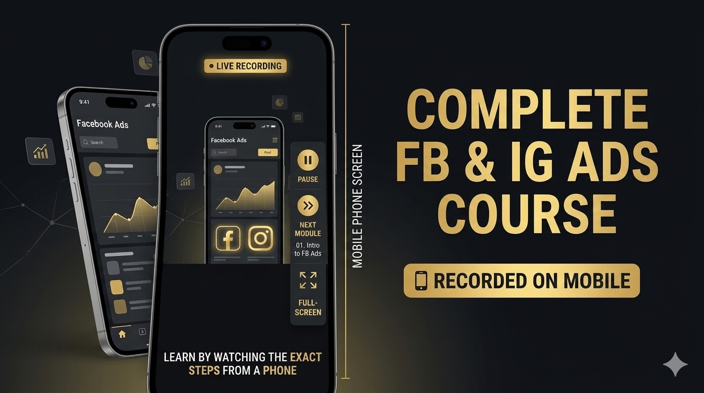 Facebook and Instagram Ads course 